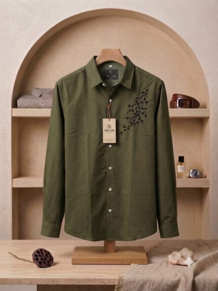 CHEST EMBROIDERY SHIRT